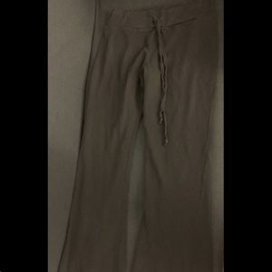 grey brandy melville drawstring pants